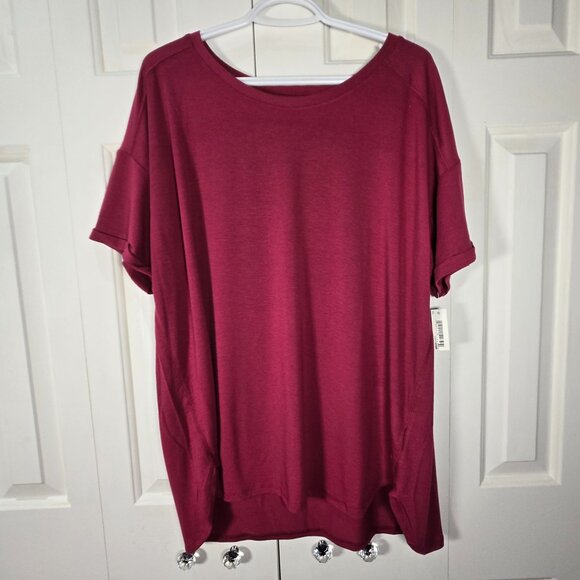 NWT Amazon Essentials Black Women's Relaxed-Fit Crewneck T-Shirt - Size XXLarge - Picture 1 of 5